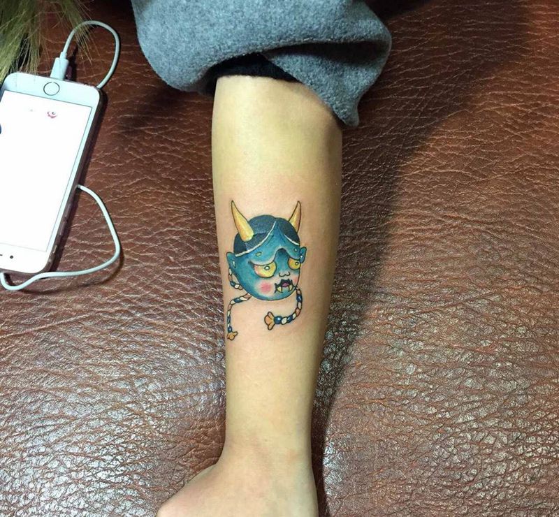 萌萌小般若纹身图片