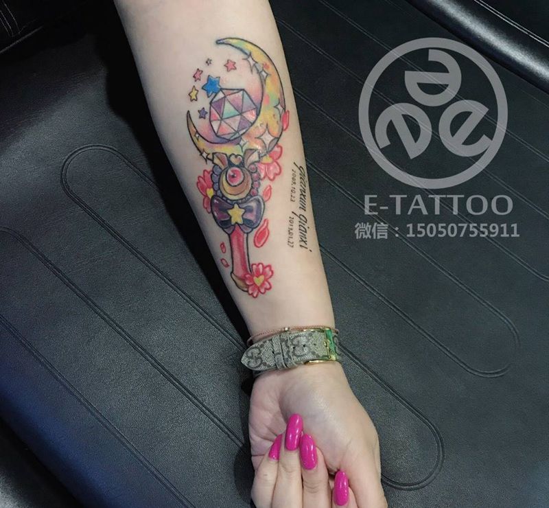 仙女棒纹身图片