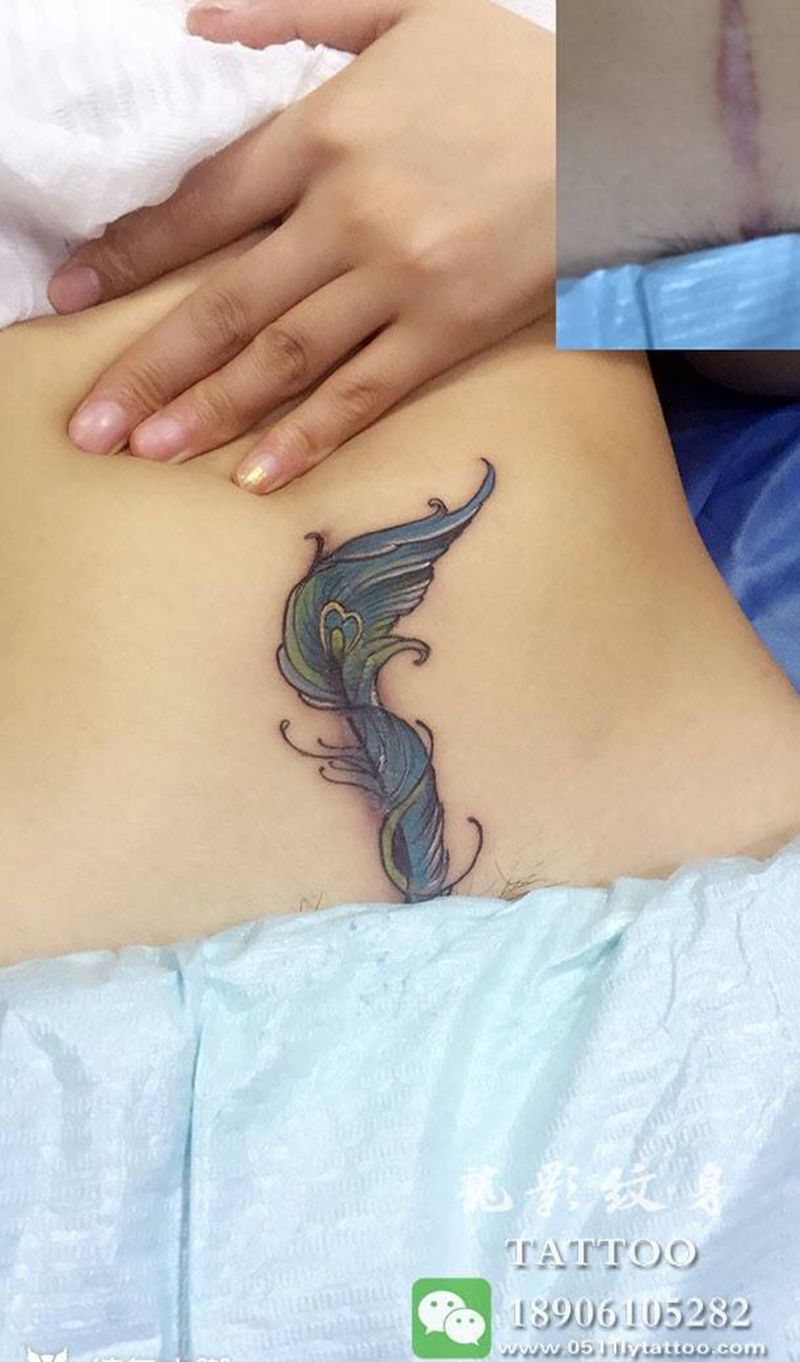 盖疤图纹身图片