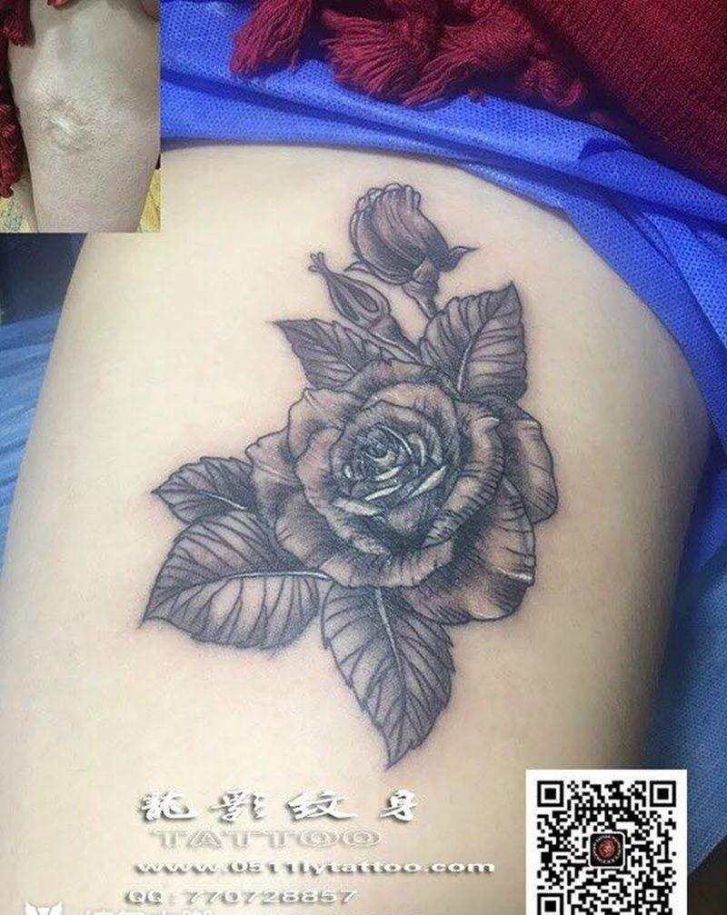 一组盖疤纹身作品纹身图片