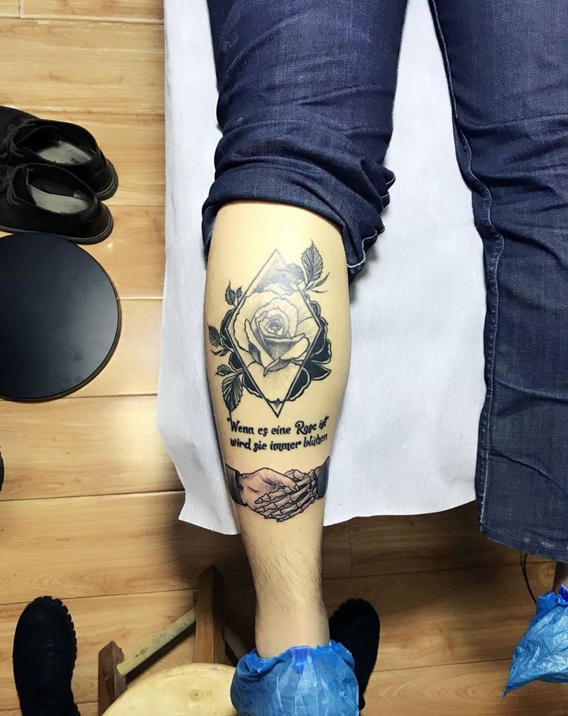 合作愉快纹身图片