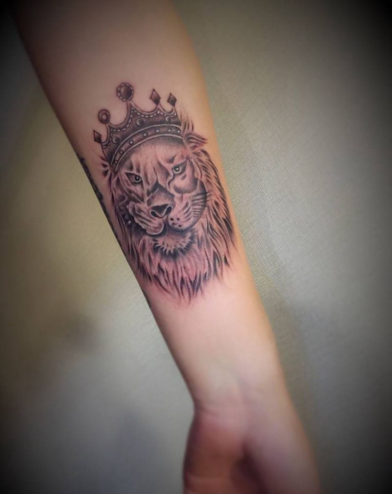 小狮子纹身图片