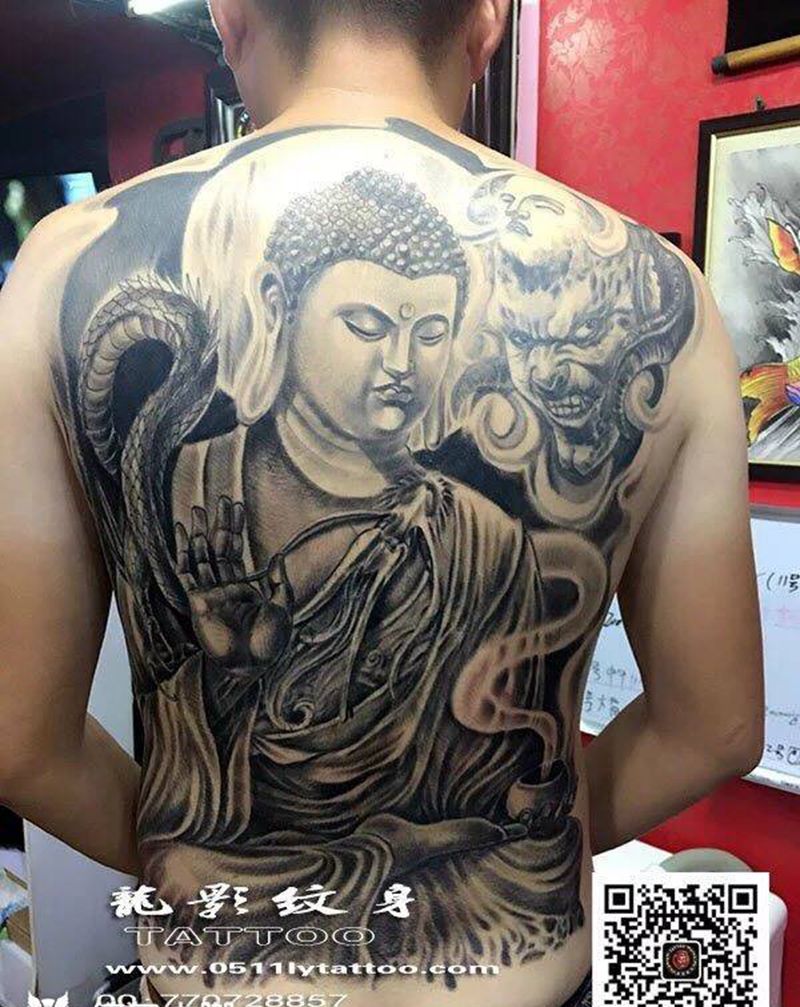 阿弥陀佛纹身纹身图片