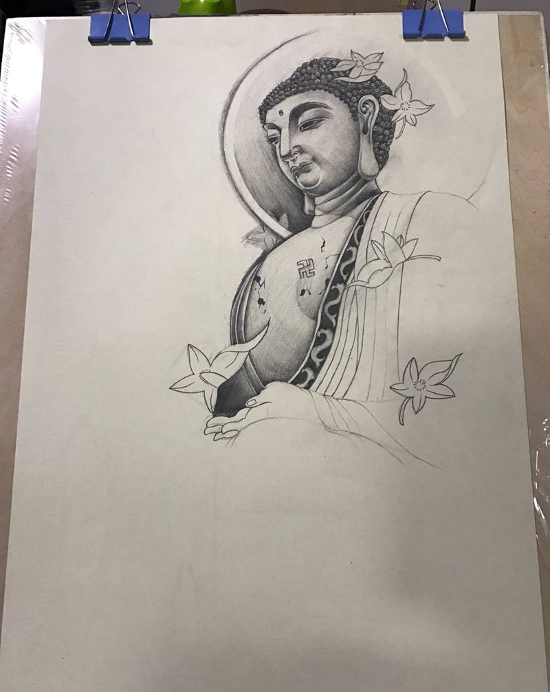 普渡众生纹身图片