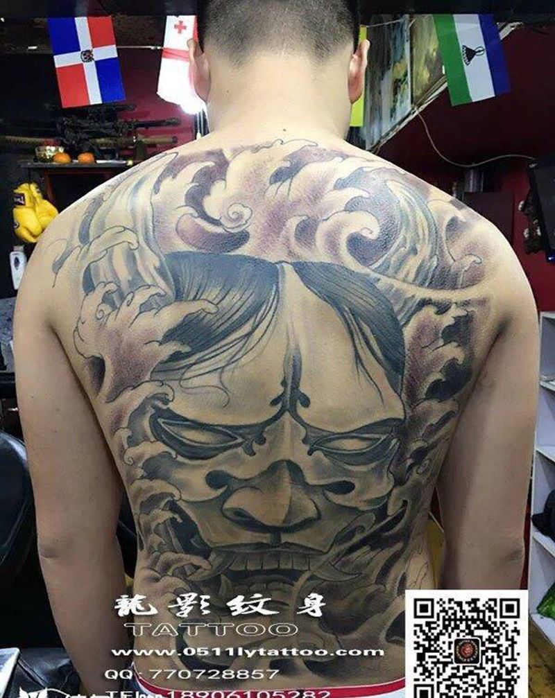 大背般若纹身纹身图片