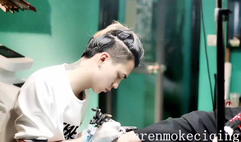 工作照纹身图片