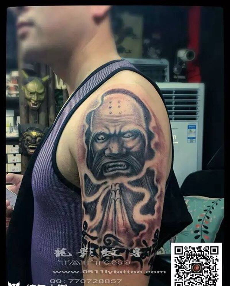 佛印纹身图片