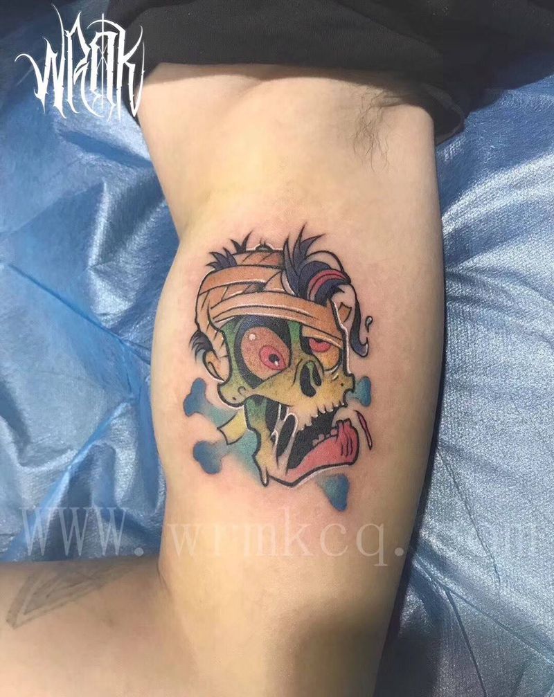 小丧尸纹身图片