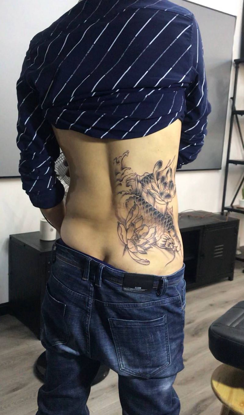 锦鲤纹身图片