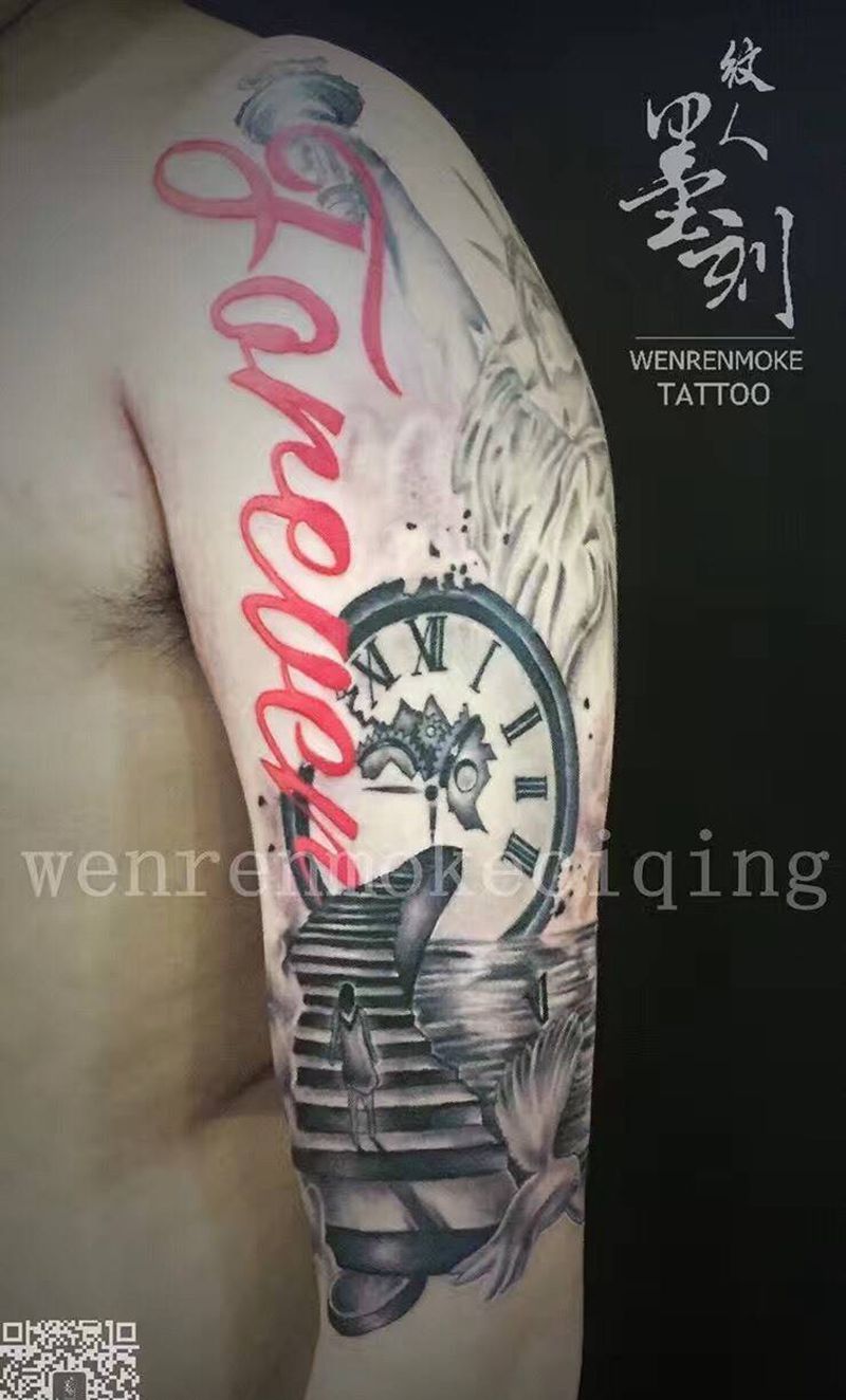 设计稿自由女神,专属刺青尽在纹人墨刻TATTOO!纹身图片