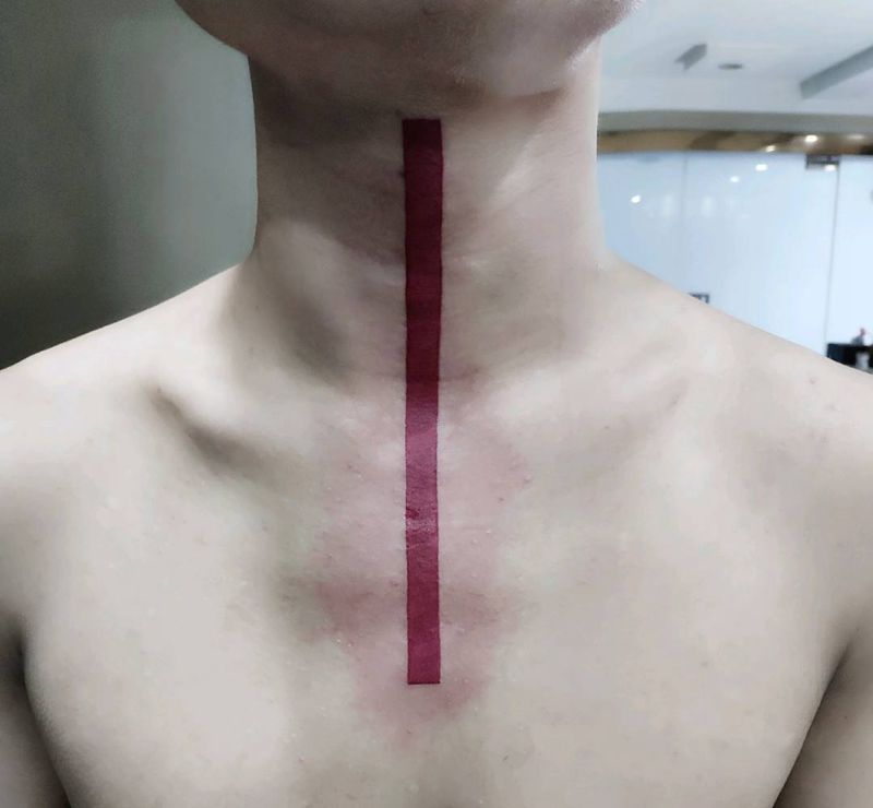 一根红线纹身图片