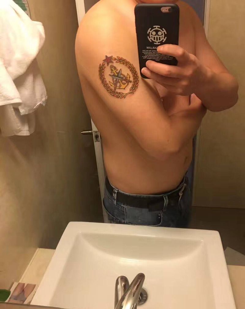 小图两枚纹身图片