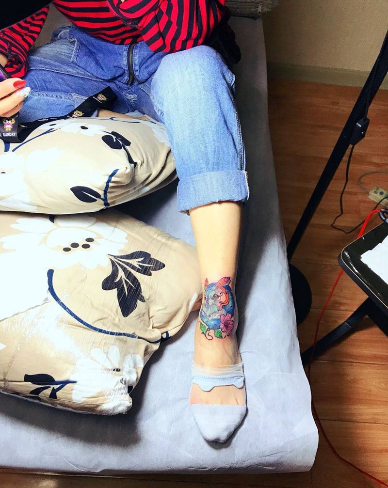 遮盖疤痕纹身图片