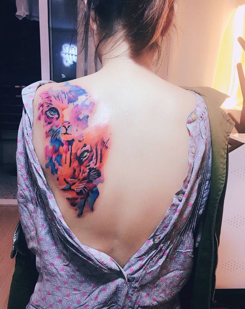 七夕快乐纹身图片