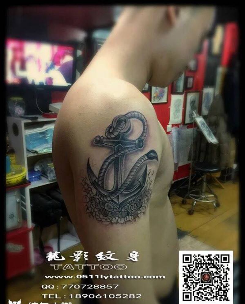 船锚船锚纹身图片