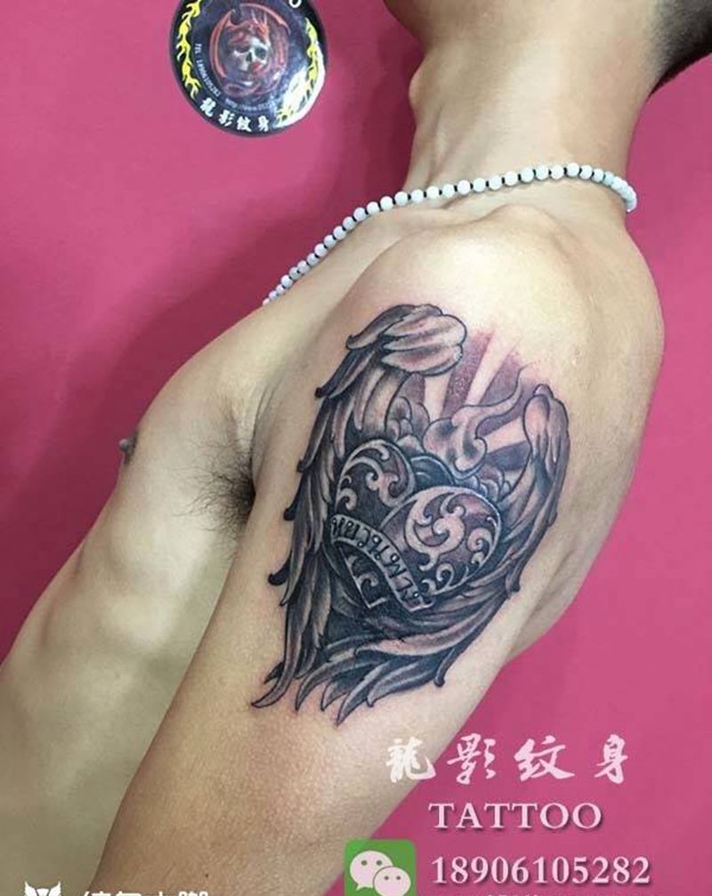 翅膀纹身设计纹身图片