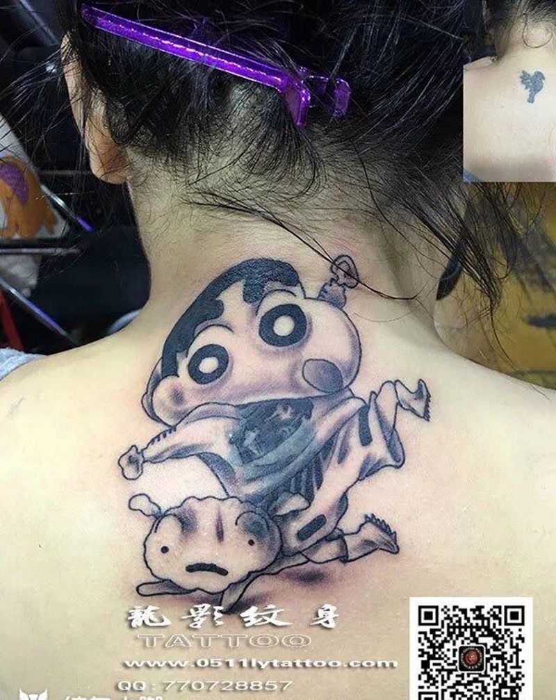 盖旧图纹身图片