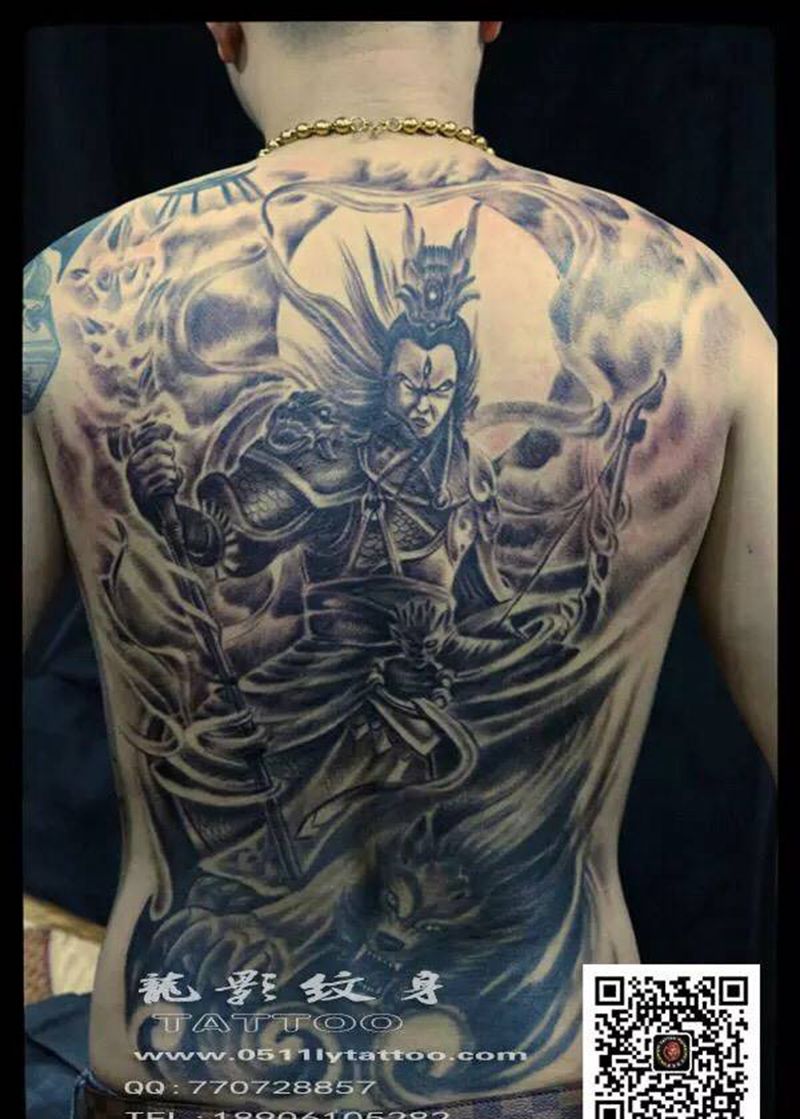 二郎神作品纹身图片