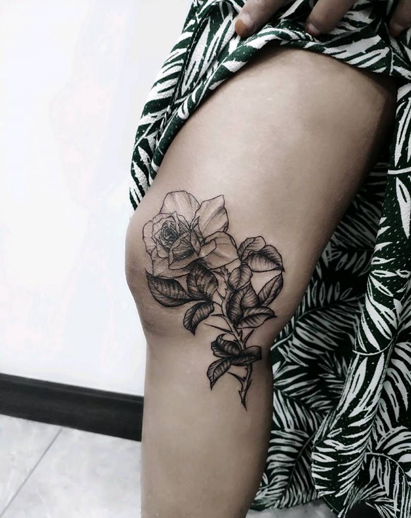 盖个发纹身图片_点刺纹身图案