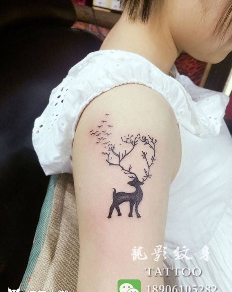 一组小清新纹身纹身图片