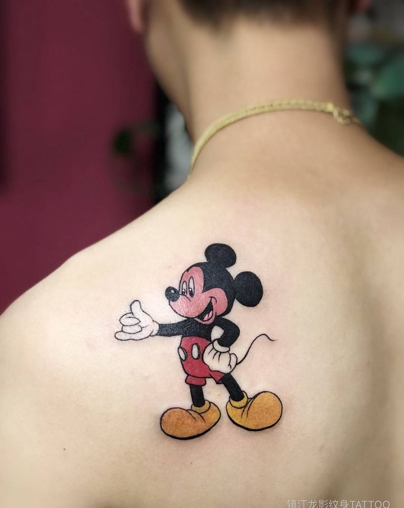 米奇 米妮纹身图片