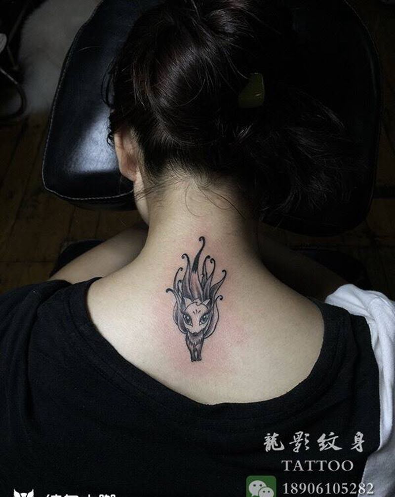 小狐狸纹身图片