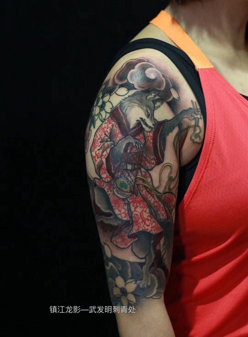 龙影纹身作品，未完成待续…纹身图片