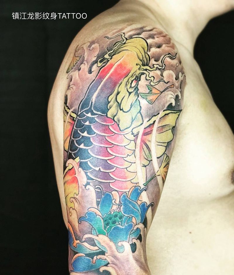 大鱼结束纹身图片