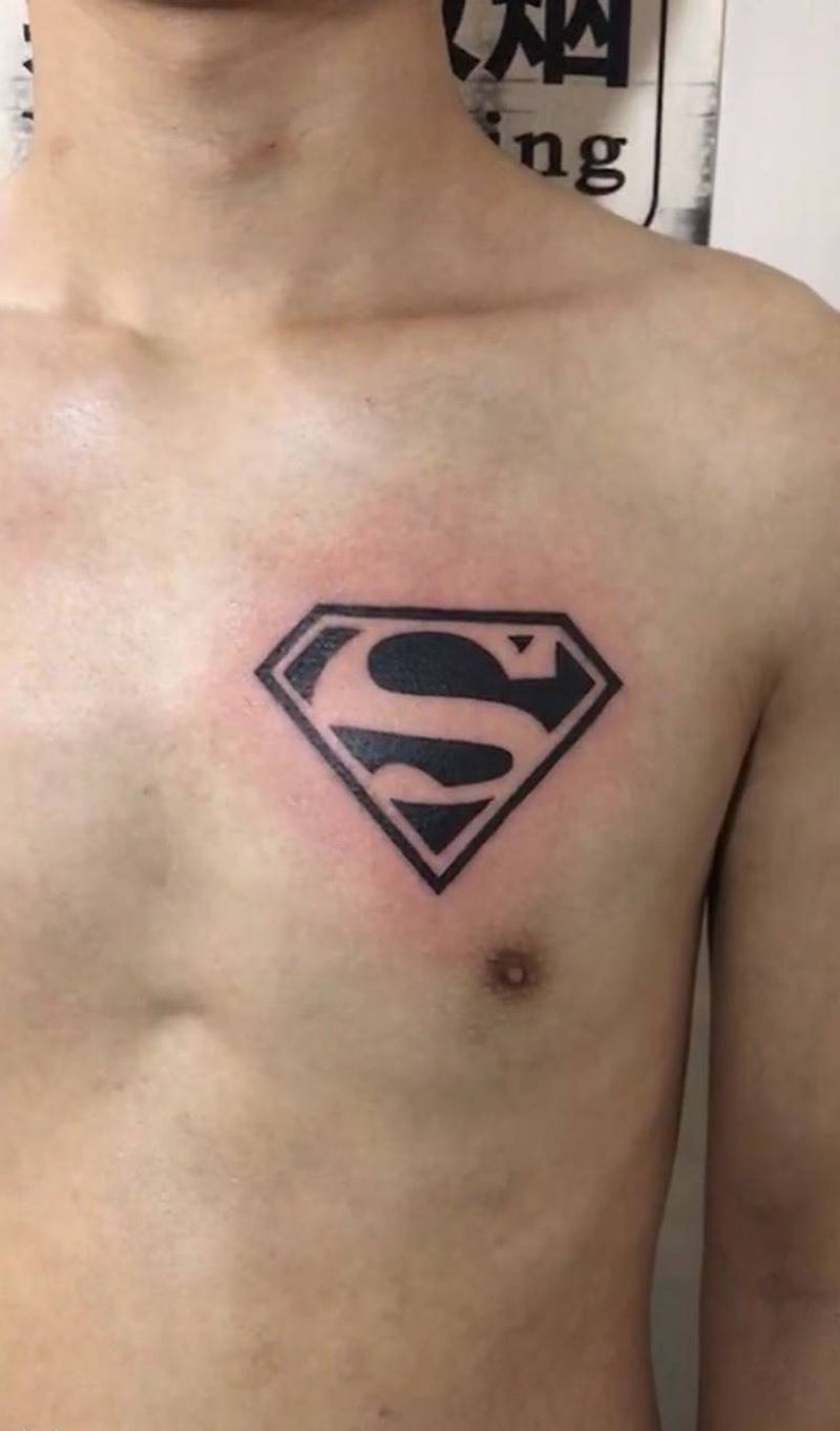 超人纹身图片