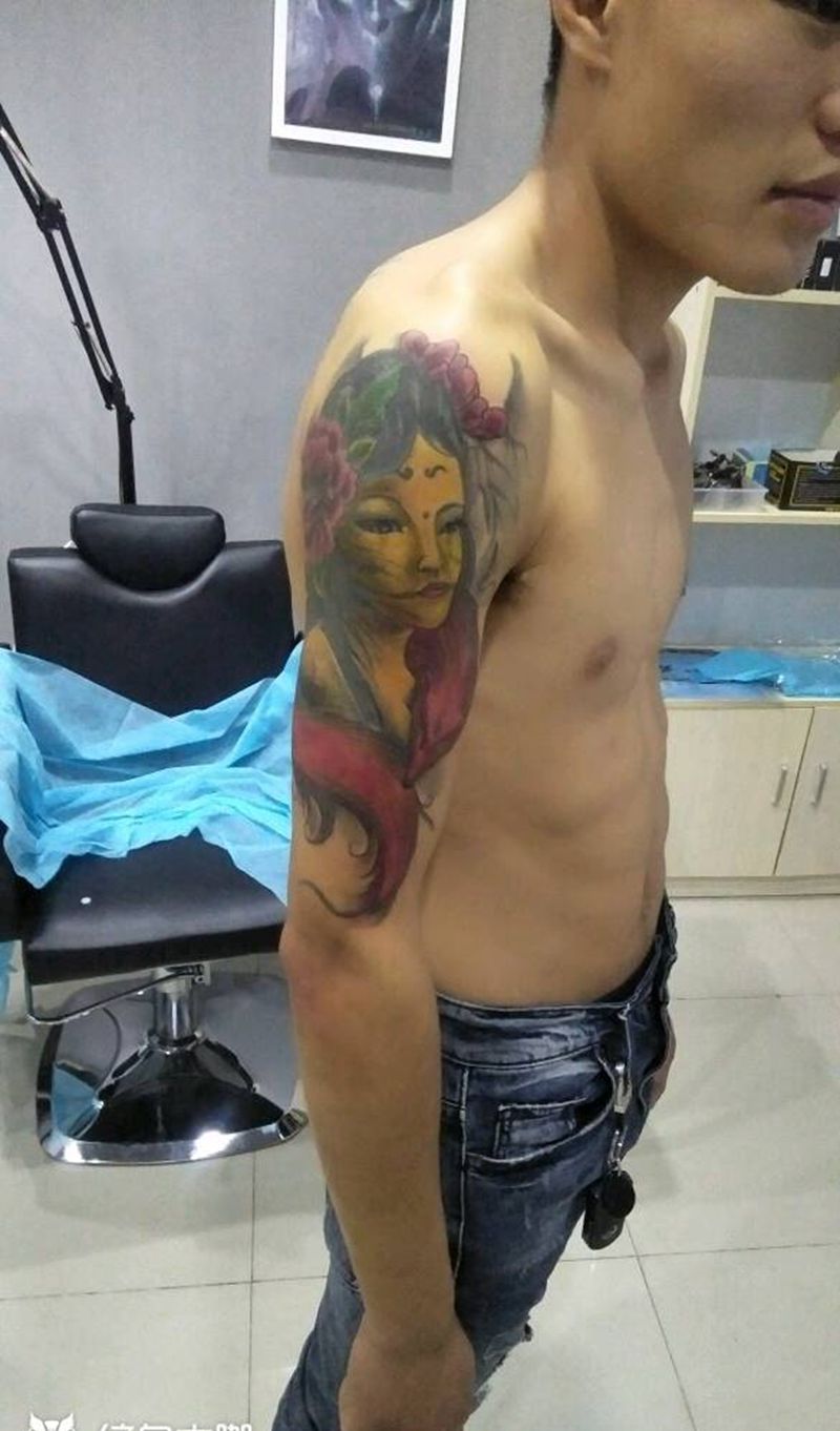 狐仙纹身图片