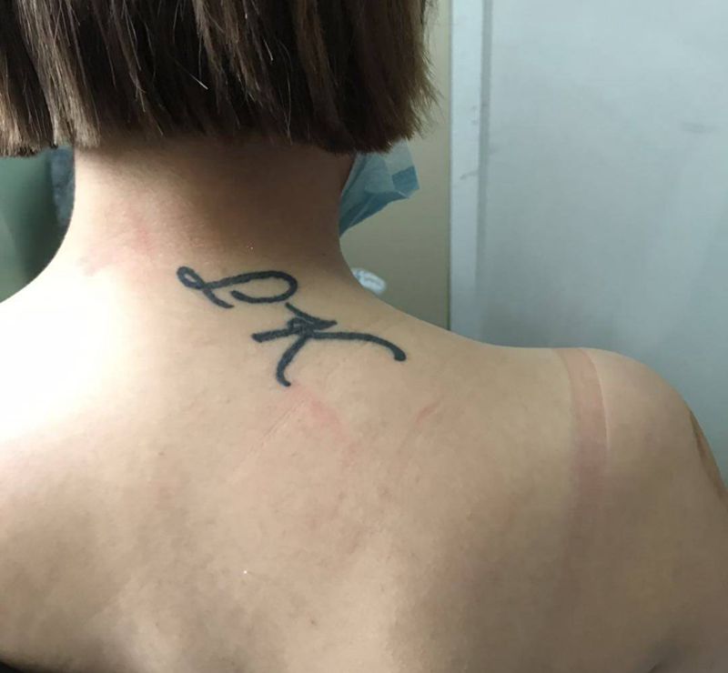 遮盖纹身图片_肩部纹身图案