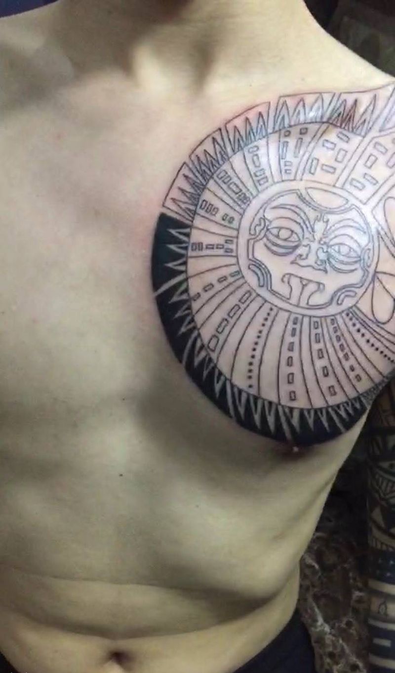 玛雅图腾纹身图片