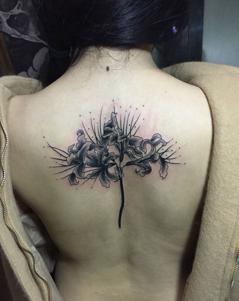 彼岸花纹身图片