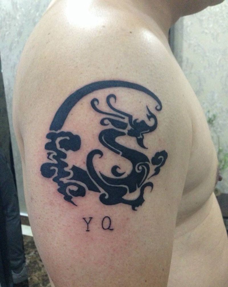 龙纹身图片