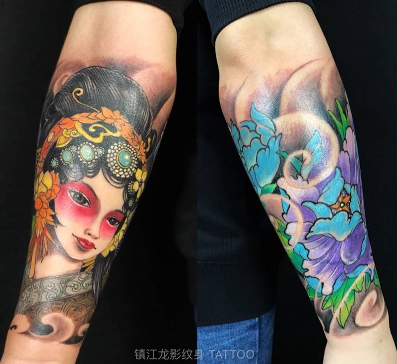 龙影公告纹身图片