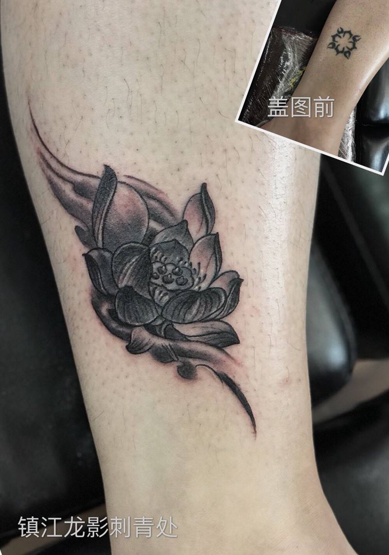 盖个小图纹身图片