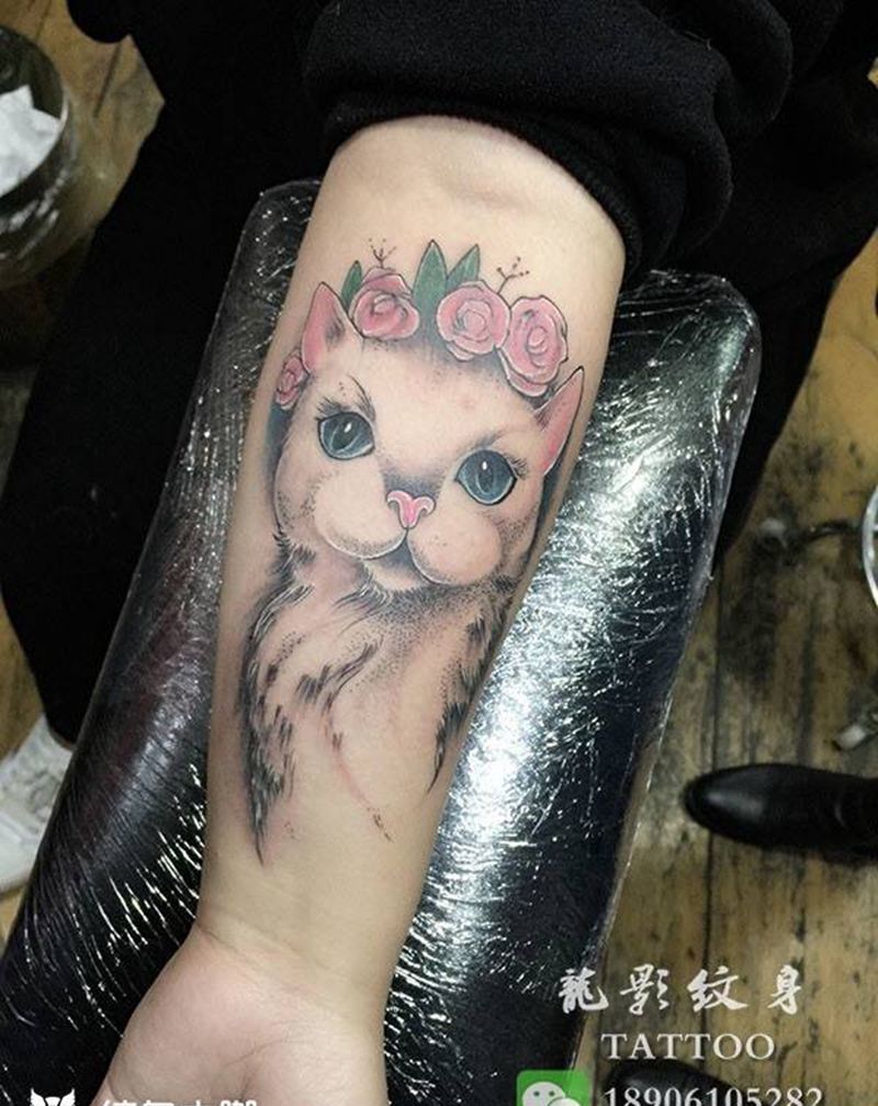 猫猫纹身图片