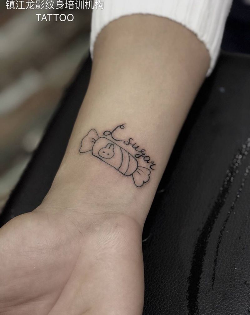 大白兔纹身图片