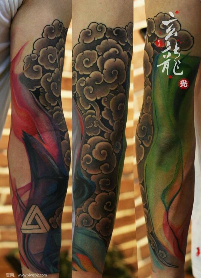 花臂纹身图片