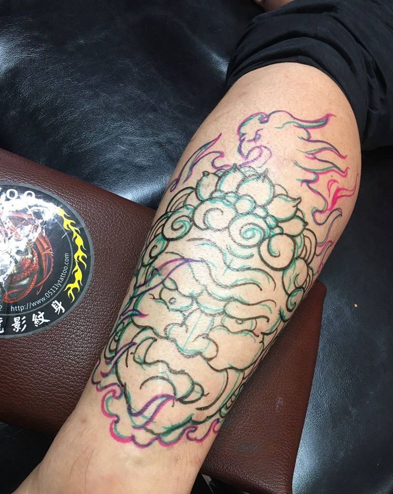 不动明王现场设计纹身图片