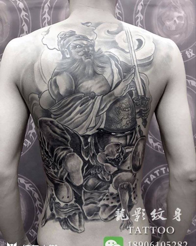 钟馗纹身纹身图片