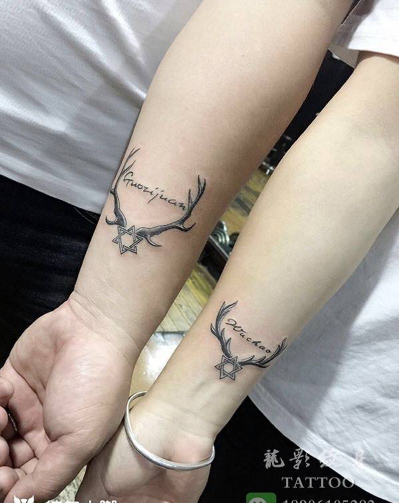 两个小清新纹身图片