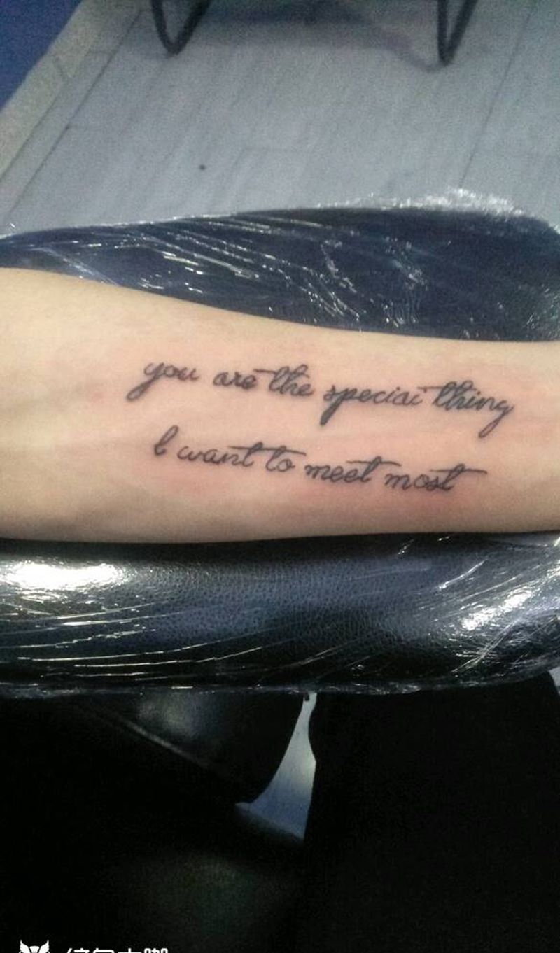 英文字体纹身图片