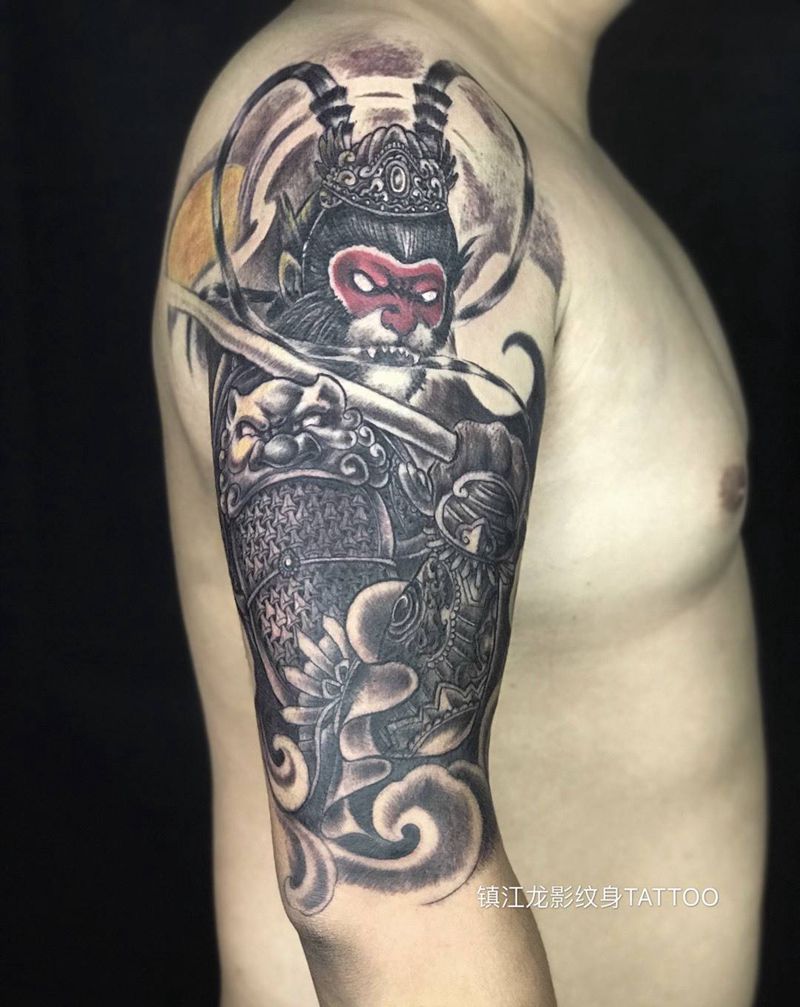 悟空来了纹身图片