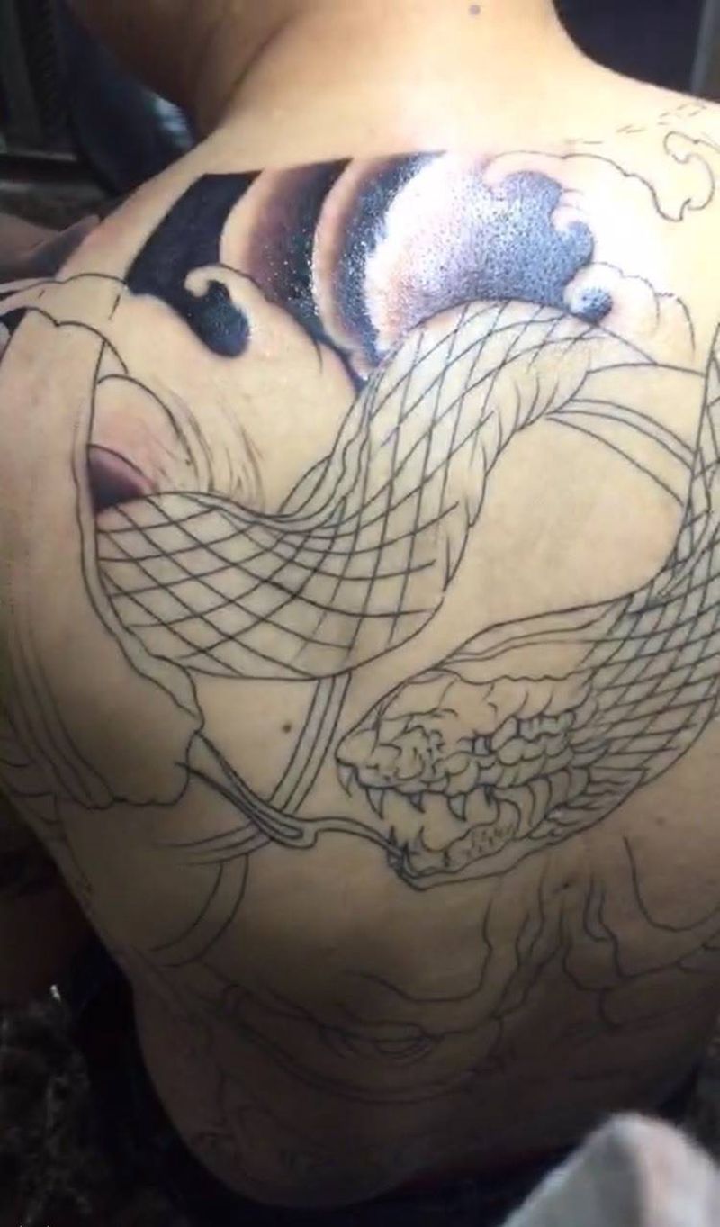 般若未完纹身图片