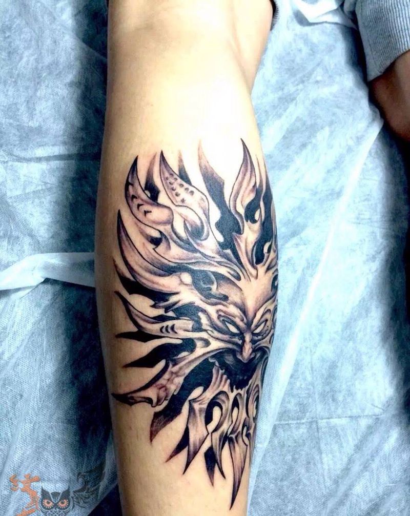 太阳神纹身图片