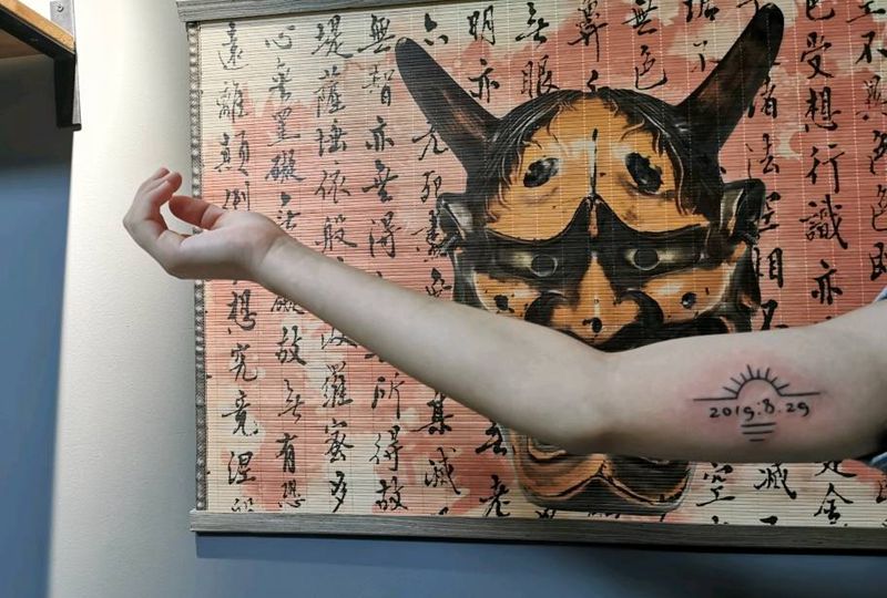 日期字母纹身图片_花体字纹身图案