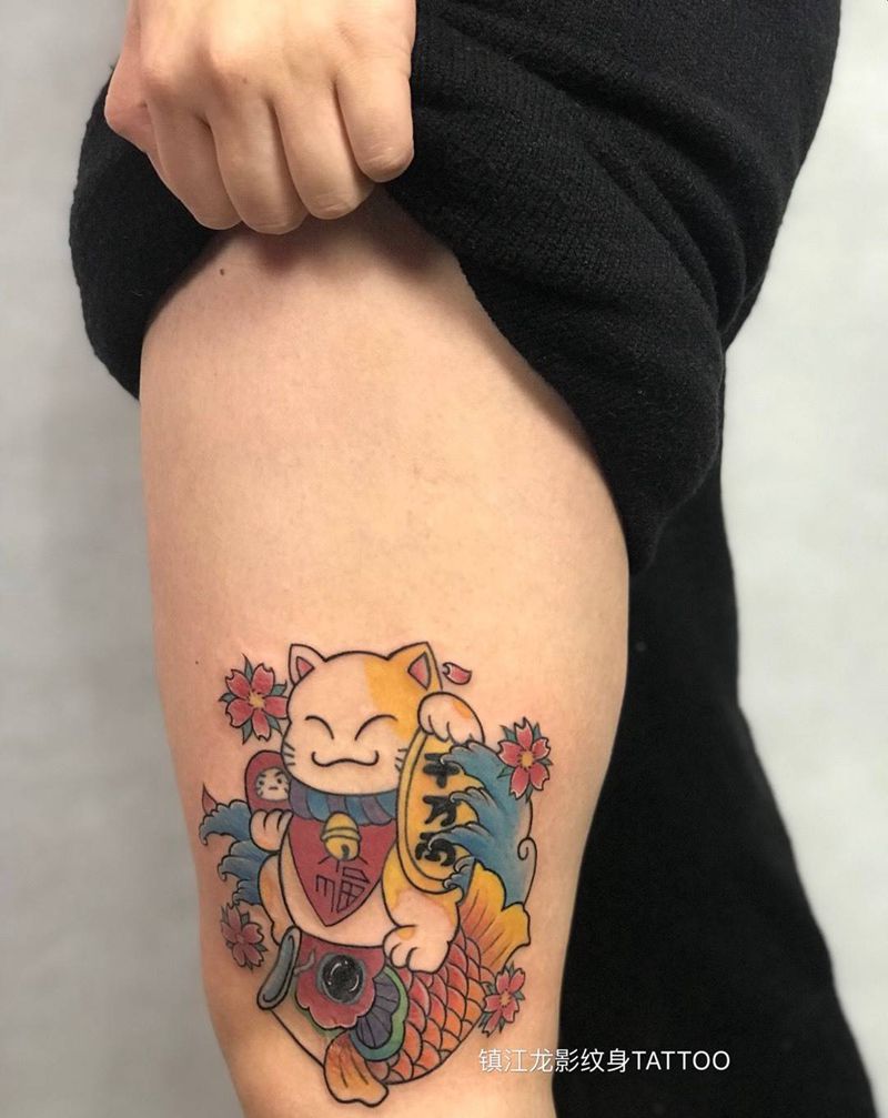 小猫咪纹身图片