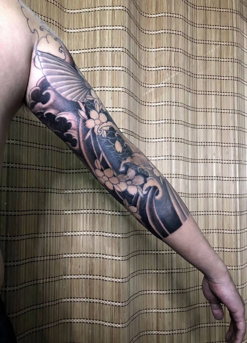 今日4小时，收工……纹身图片