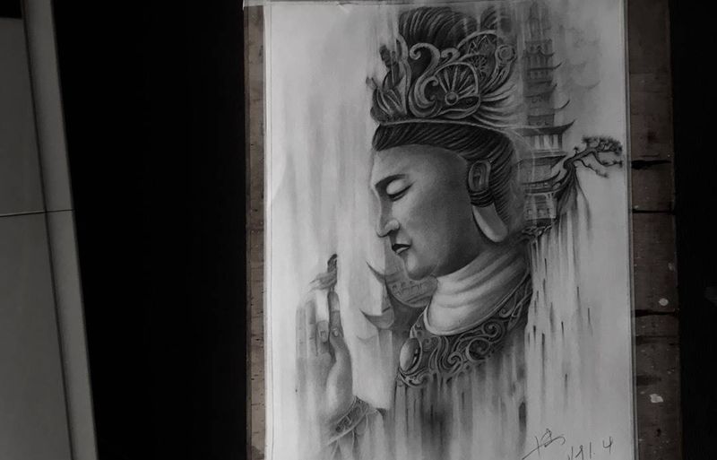 无纹身图片_胸部背部纹身图案